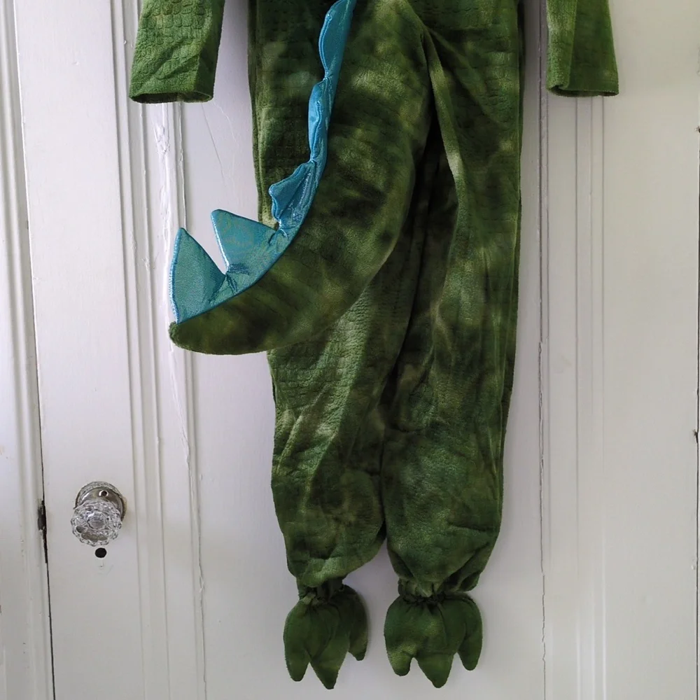 Pottery Barn Kids Green Dinosaur Costume - Picture 8 of 9